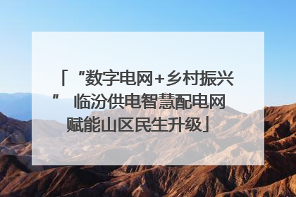 “数字电网+乡村振兴” 临汾供电智慧配电网赋能山区民生升级