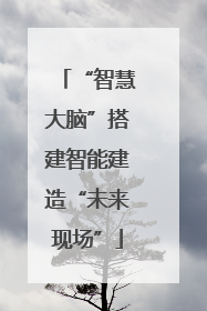“智慧大脑”搭建智能建造“未来现场”