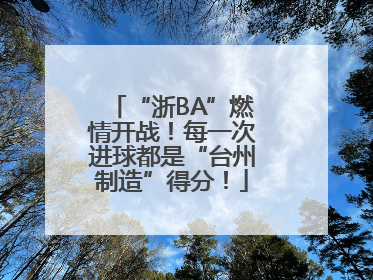 “浙BA”燃情开战！每一次进球都是“台州制造”得分！