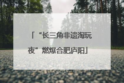 “长三角非遗淘玩夜”燃爆合肥庐阳
