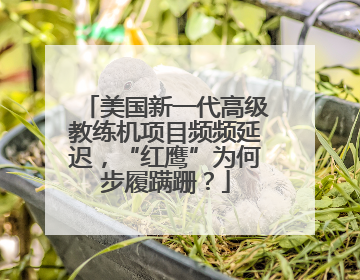 美国新一代高级教练机项目频频延迟，“红鹰”为何步履蹒跚？