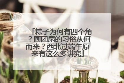 粽子为何有四个角？画团扇的习俗从何而来？西北过端午原来有这么多讲究