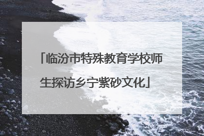 临汾市特殊教育学校师生探访乡宁紫砂文化