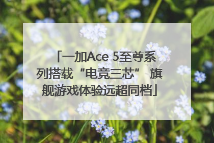 一加Ace 5至尊系列搭载“电竞三芯” 旗舰游戏体验远超同档