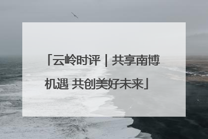 云岭时评｜共享南博机遇 共创美好未来