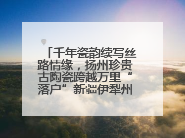 千年瓷韵续写丝路情缘，扬州珍贵古陶瓷跨越万里“落户”新疆伊犁州博物馆