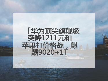 华为顶尖旗舰级突降1211元和苹果打价格战，麒麟9020+1TB+卫星通信！