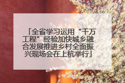 全省学习运用“千万工程”经验加快城乡融合发展推进乡村全面振兴现场会在上杭举行