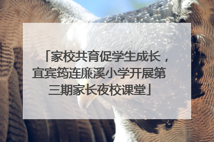 家校共育促学生成长，宜宾筠连廉溪小学开展第三期家长夜校课堂