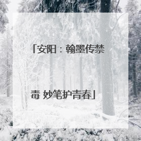 安阳：翰墨传禁毒 妙笔护青春