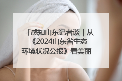 感知山东记者谈｜从《2024山东省生态环境状况公报》看美丽山东建设的“成绩单”与“任务书”