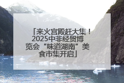 来火宫殿赶大集！2025中非经贸博览会“味道湖南”美食市集开启