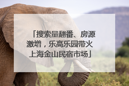 搜索量翻番、房源激增，乐高乐园带火上海金山民宿市场