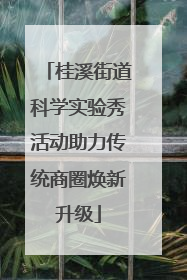 桂溪街道科学实验秀活动助力传统商圈焕新升级