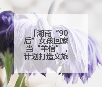 湖南“90后”女孩回家当“羊倌”，计划打造文旅“羊村”