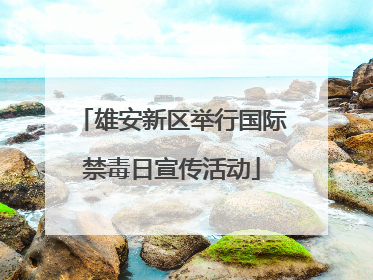 雄安新区举行国际禁毒日宣传活动