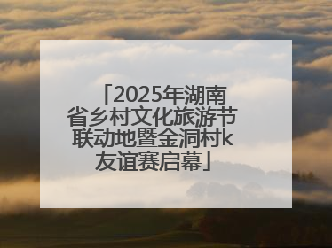 2025年湖南省乡村文化旅游节联动地暨金洞村k友谊赛启幕