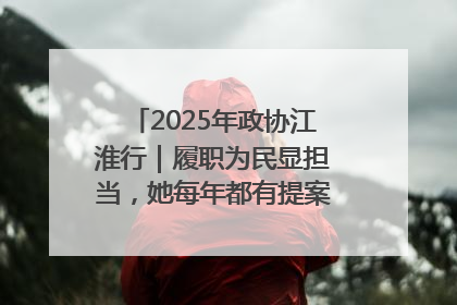 2025年政协江淮行｜履职为民显担当，她每年都有提案被评为“优秀”