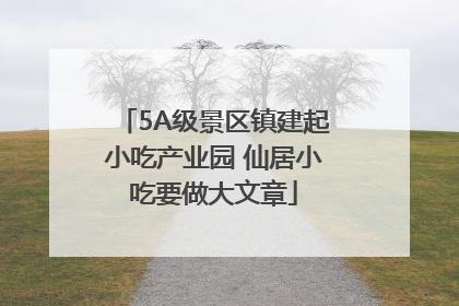 5A级景区镇建起小吃产业园 仙居小吃要做大文章