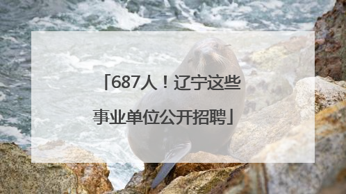687人！辽宁这些事业单位公开招聘
