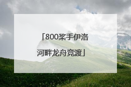 800桨手伊洛河畔龙舟竞渡